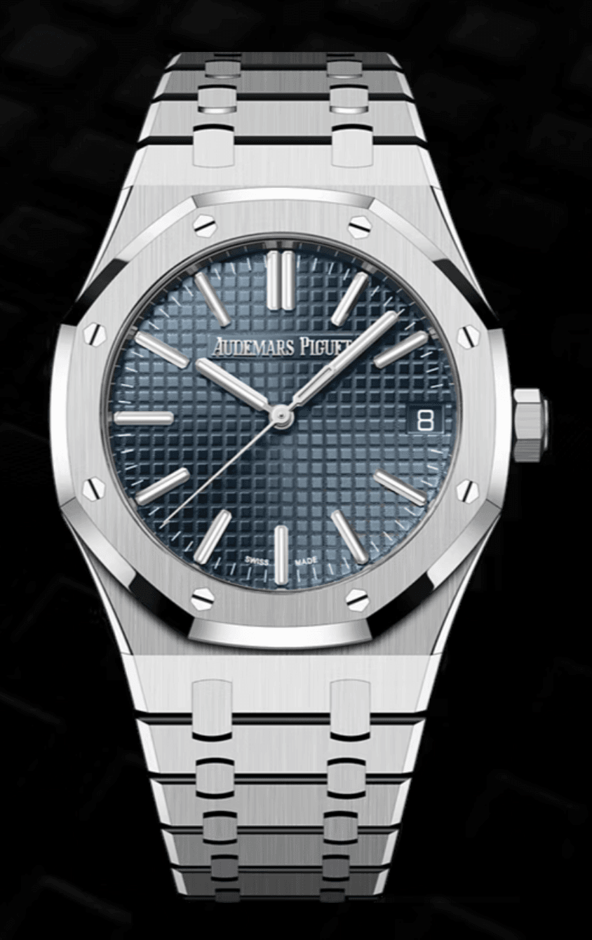 Audemars Piguet Royal Oak 41mm Blue "Grande Tapisserie" Dial Stainless Steel
