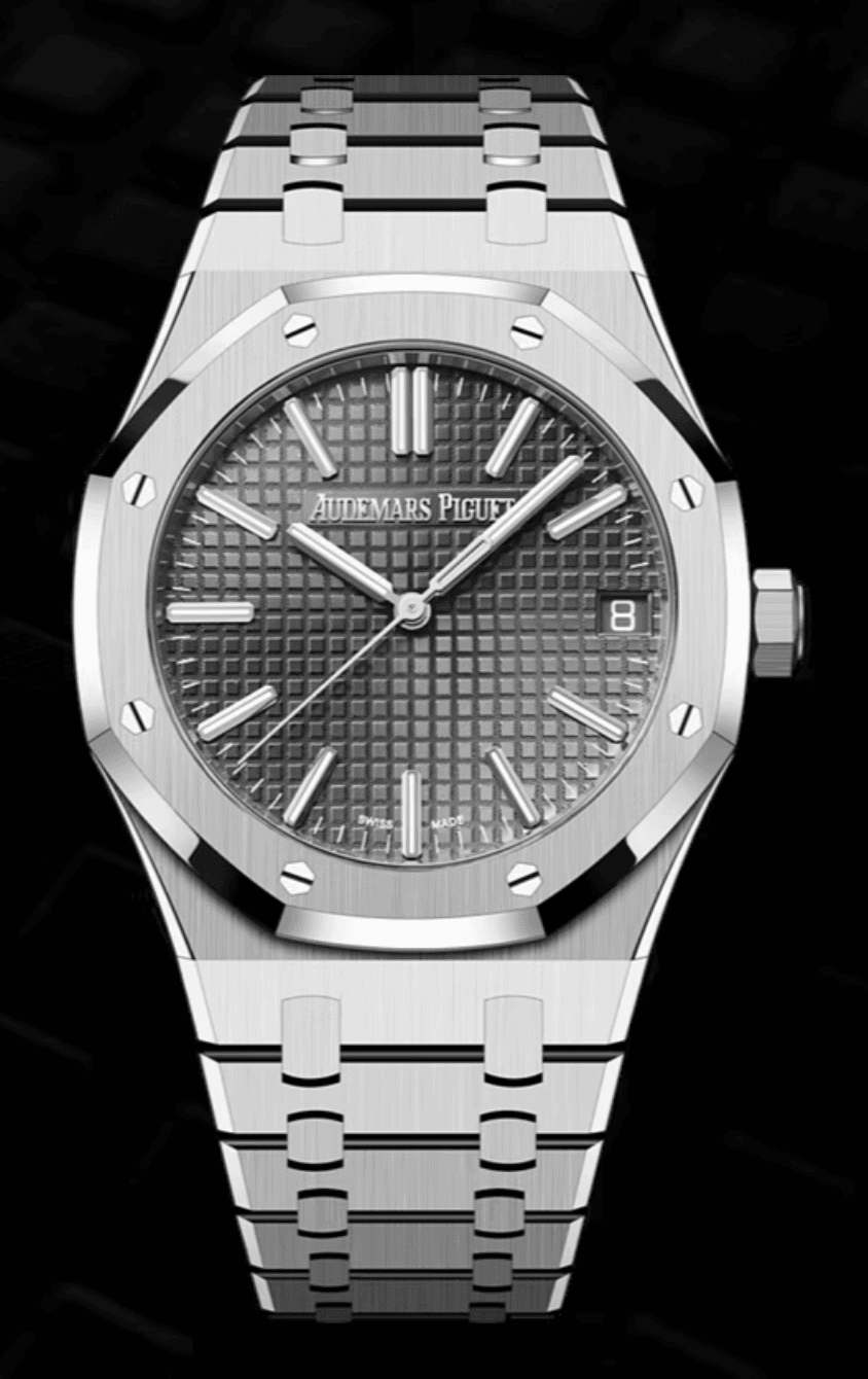 Audemars Piguet Royal Oak Grey 41mm "Grande Tapisserie" Dial Stainless Steel