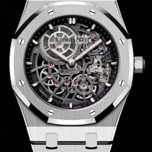 Audemars Piguet Royal Oak "Jumbo" Extra-Thin 39mm Dark Grey Openworked Dial Full White Gold