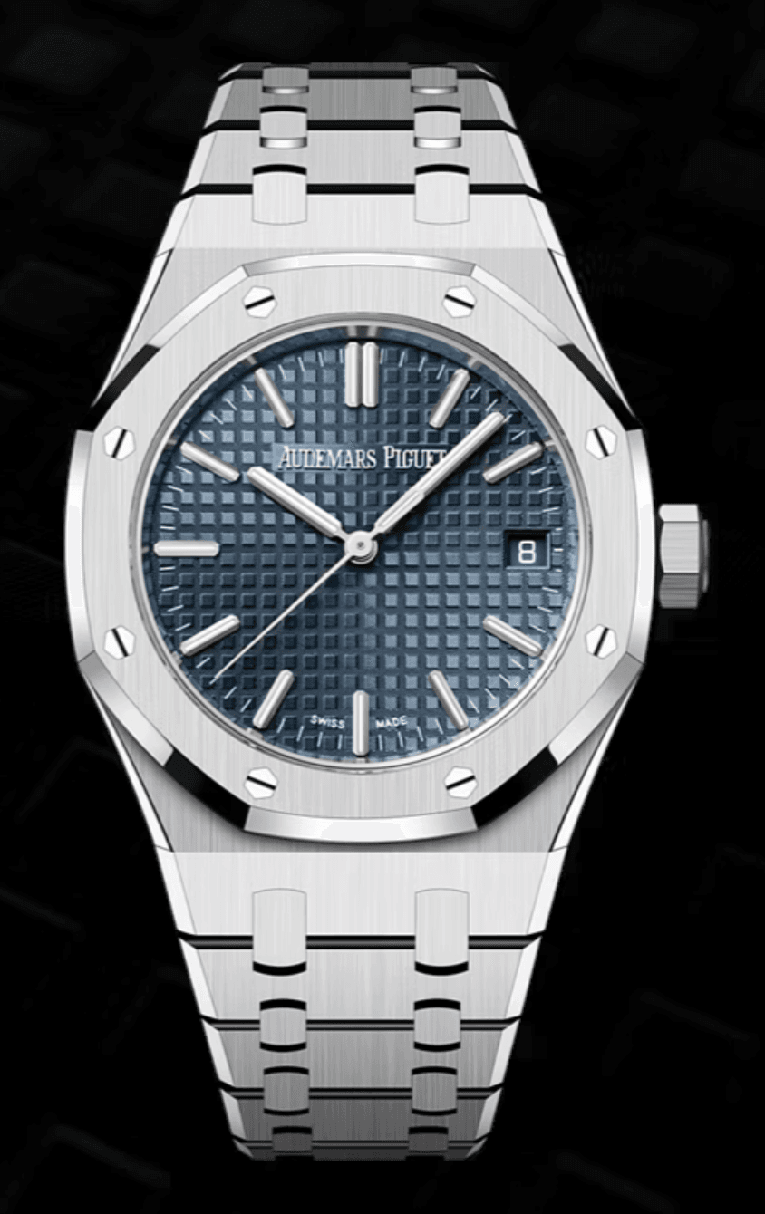 Audemars Piguet Royal Oak 37mm "Bleu Nuite" Tapisserie Dial Stainless Steel