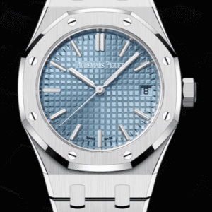 Audemars Piguet Royal Oak 37mm Light Blue "Grande Tapisserie" Dial Stainless Steel