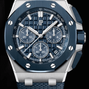 Audemars Piguet Royal Oak Offshore Chronograph 43mm Blue "Mega Tapisserie" Dial Stainless Steel