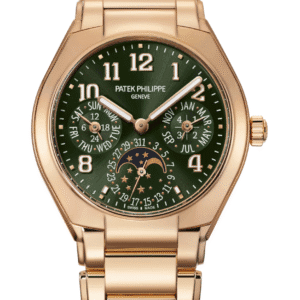 Patek Philippe Twenty-4 Perpetual Calendar 36mm Sunburst Olive Green Dial Full Rose Gold