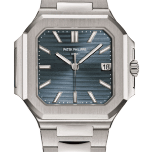 Patek Philippe Cubitus 40mm Sunburst Blue-Grey Dial Full White Gold