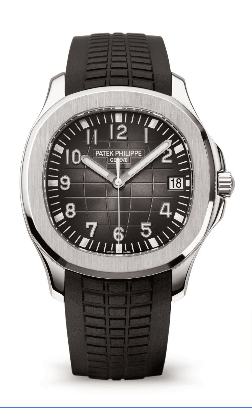 Patek Philippe Aquanaut 41mm Sunburst Charcoal Grey Dial Stainless Steel