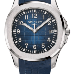 Patek Philippe Aquanaut 42mm Sunburst Blue Black Gradient Dial White Gold