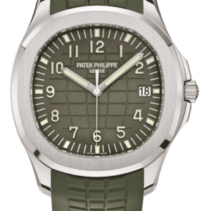 Patek Philippe Aquanaut 42mm Khaki Green Dial White Gold