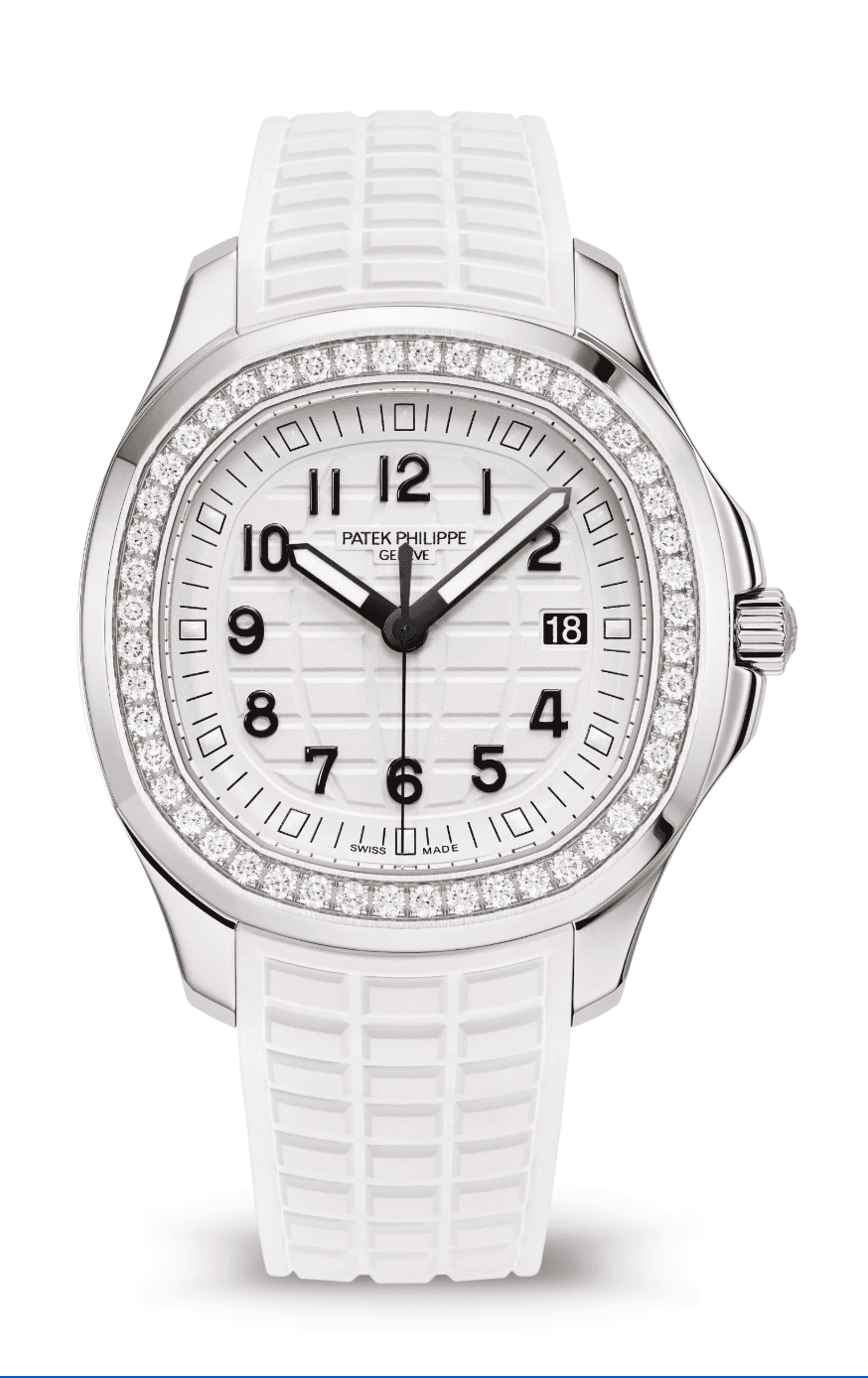 Patek Philippe Aquanaut Luce 39mm White Dial Diamond Bezel Stainless Steel