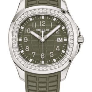 Patek Philippe Aquanaut Luce 39mm Khaki Green Dial Diamond Bezel Stainless Steel
