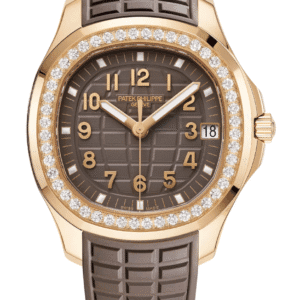 Patek Philippe Aquanaut Luce 39mm Taupe Dial Diamond Bezel Rose Gold