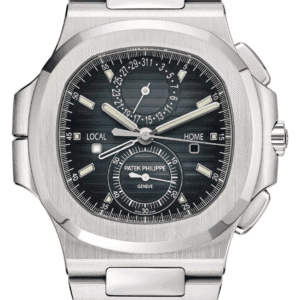 Patek Philippe Nautilus Flyback Chronograph 40mm Sunburst Blue Black Gradient Dial Stainless Steel