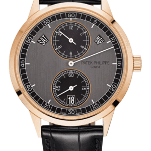 Patek Philippe Complications Annual Calendar 40mm Graphite and Ebony Black Dial Rose Gold Matte Black Alligator Strap