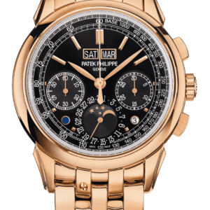 Patek Philippe Grand Complications Perpetual Calendar Chronograph 41mm Sunburst Black Dial Full Rose Gold