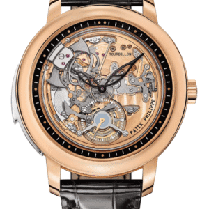 Patek Philippe Grand Complications Minute Repeater Tourbillon 42mm Skeleton Dial Rose Gold Black Alligator Strap