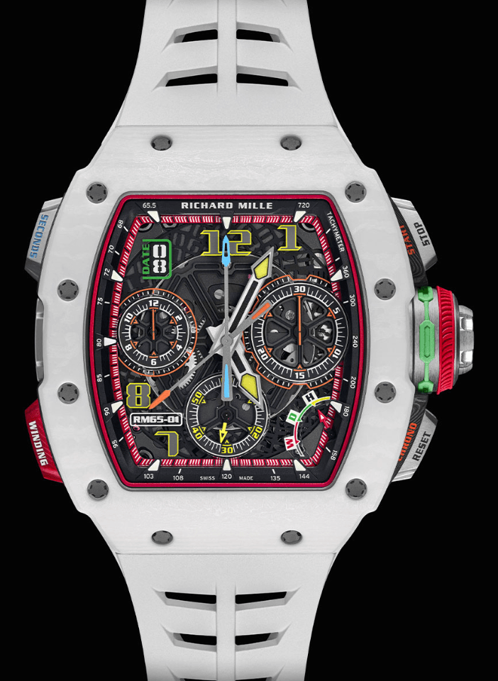 Richard Mille RM65-01 Split-Seconds Chronograph White Ceramic